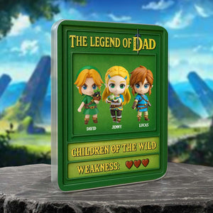 Gaming Legend Plaque Personalized Gifts For Dad 01natn100525 - Shaped Plaques - GoDuckee