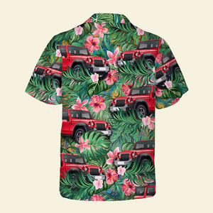 Custom Car Photo Hawaiian Shirt - Gift For Car Lover - Hawaiian Shirts - GoDuckee