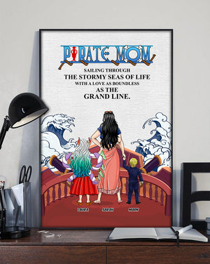 Personalized Gifts For Mom Canvas Print Pirate Mom 031TOTH210324PA - Canvas Print - GoDuckee