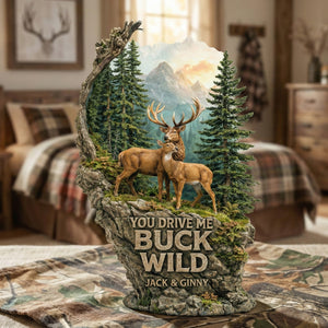 Hunting Couple Acrylic Plaque - Personalized Gifts For Couple 01HUMG190126 - Shaped Plaques - GoDuckee