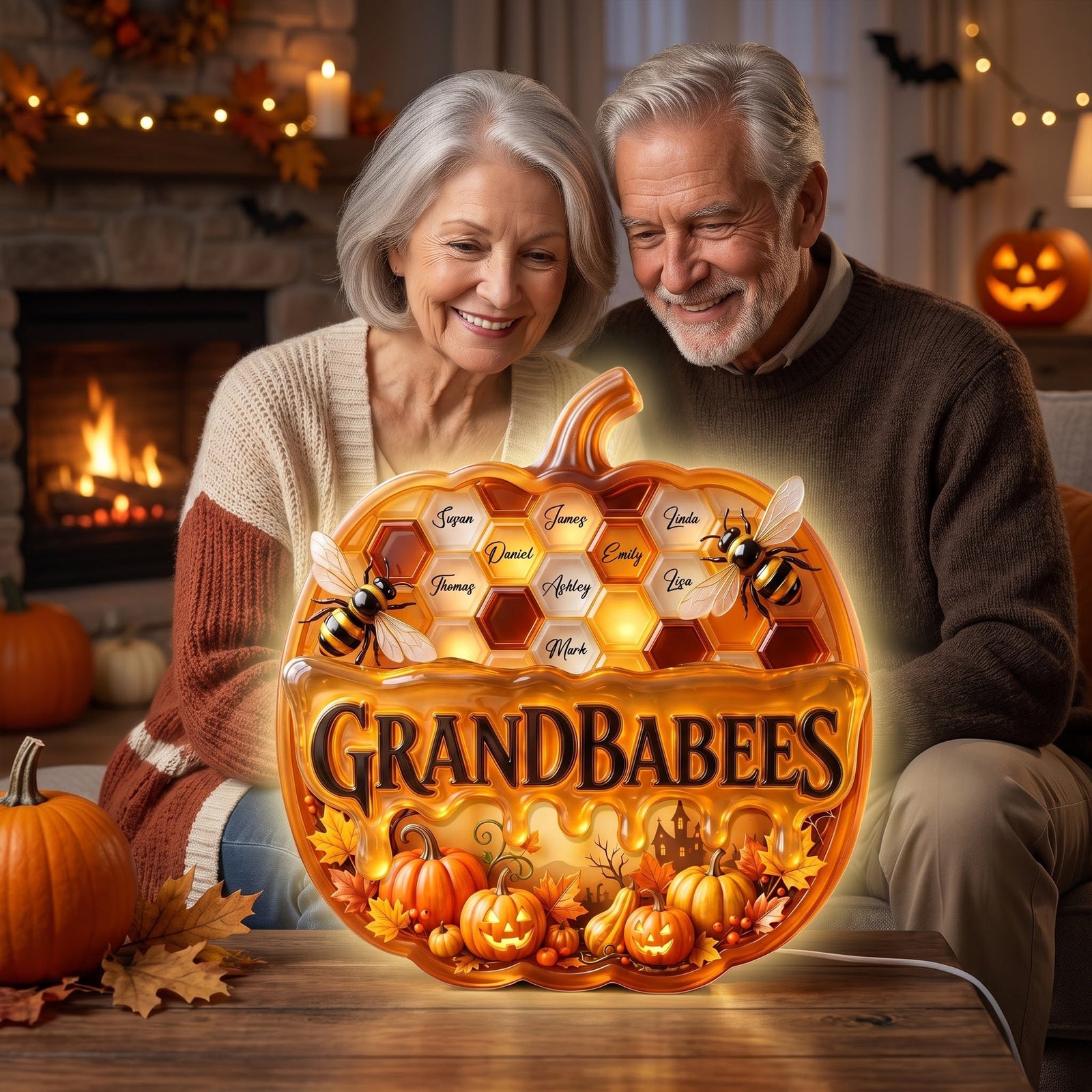 Grandbabees Light Box - Personalized Halloween Gifts 03paqn280826 - Light Box - GoDuckee