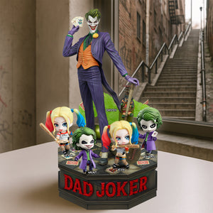 Clown Dad Acrylic Plaque - Personalized Gifts For Father 01HULU150525 - Shaped Plaques - GoDuckee