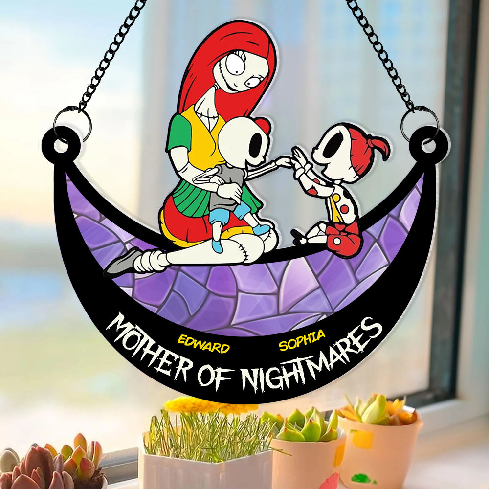 Personalized Gifts For Mom Suncatcher Window Hanging Ornament 04QHDT230424 Mother's Day - Ornaments - GoDuckee