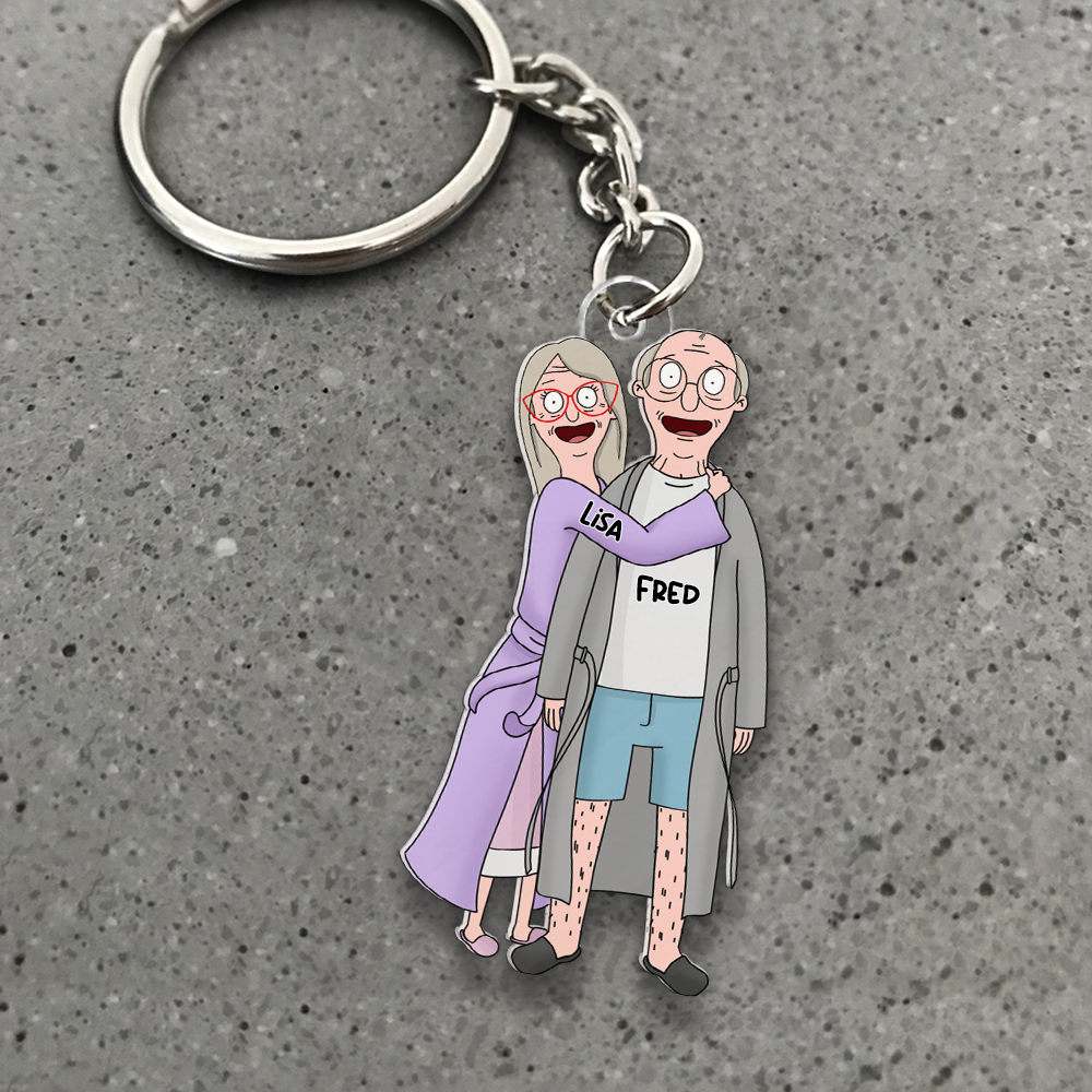 Personalized Gifts For Couple Keychain 03qhhu241224hg - Keychains - GoDuckee