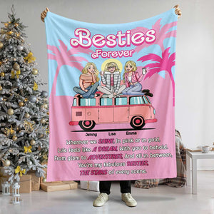 Personalized Gifts For Besties Blanket 05TOMH281124HH - Blanket - GoDuckee