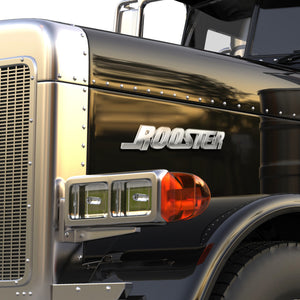 Semi-Truck Car 3D Letters Name Custom Metal Emblems With Double-sided Adhesive Tape 01huhu140825 - Emblems - GoDuckee