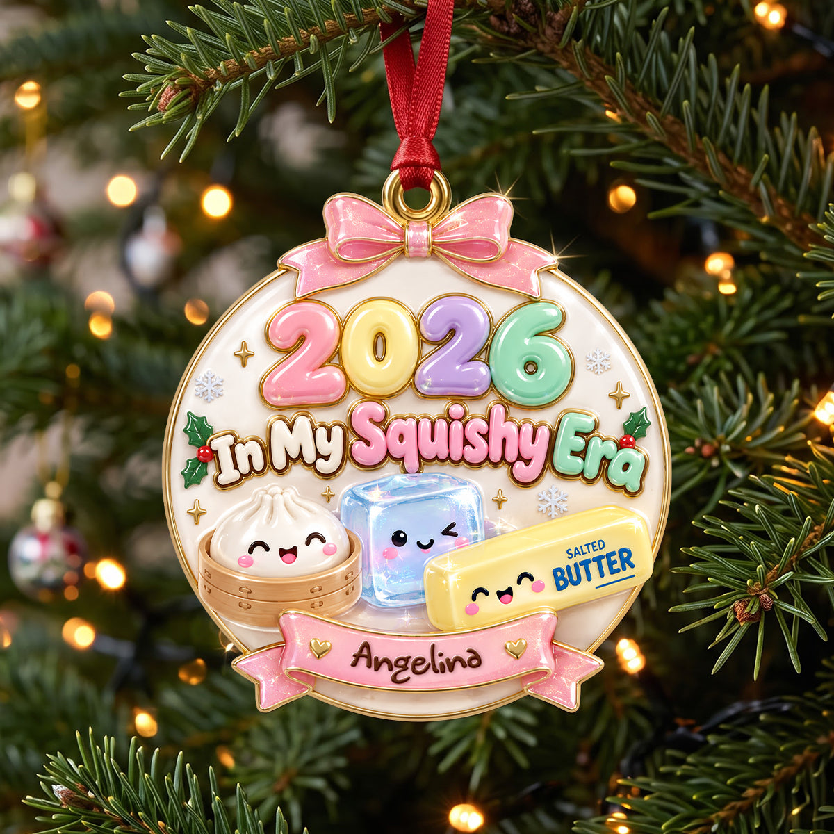 Cozy Squishy Era Christmas Ornament - Personalized Gifts 06hudh191026 - Ornament - GoDuckee