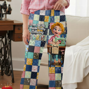 Sewing Girl Pajama Pants - Personalized Gifts For Sewing Lovers 02naqn051225 - Pajama Pant - GoDuckee