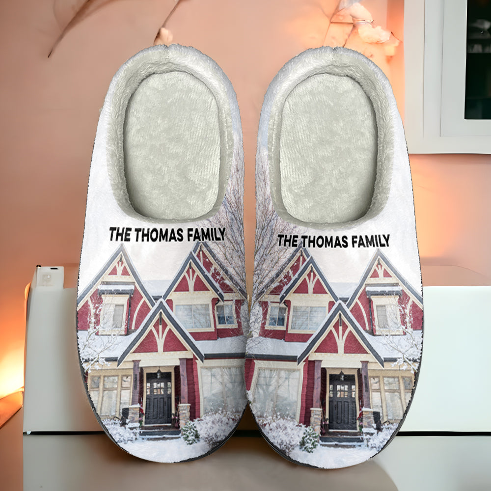 Personalized Home Slippers - Custom Photo - 04acqn1611 - Shoes - GoDuckee