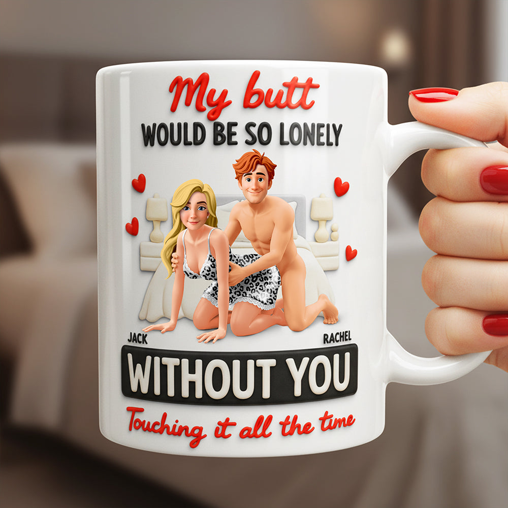 Naughty Couple Coffee Mug - Personalized Gifts For Couple Coffee Mug 01HUTA181125 - Coffee Mug - GoDuckee