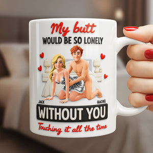 Naughty Couple Coffee Mug - Personalized Gifts For Couple Coffee Mug 01HUTA181125 - Coffee Mug - GoDuckee