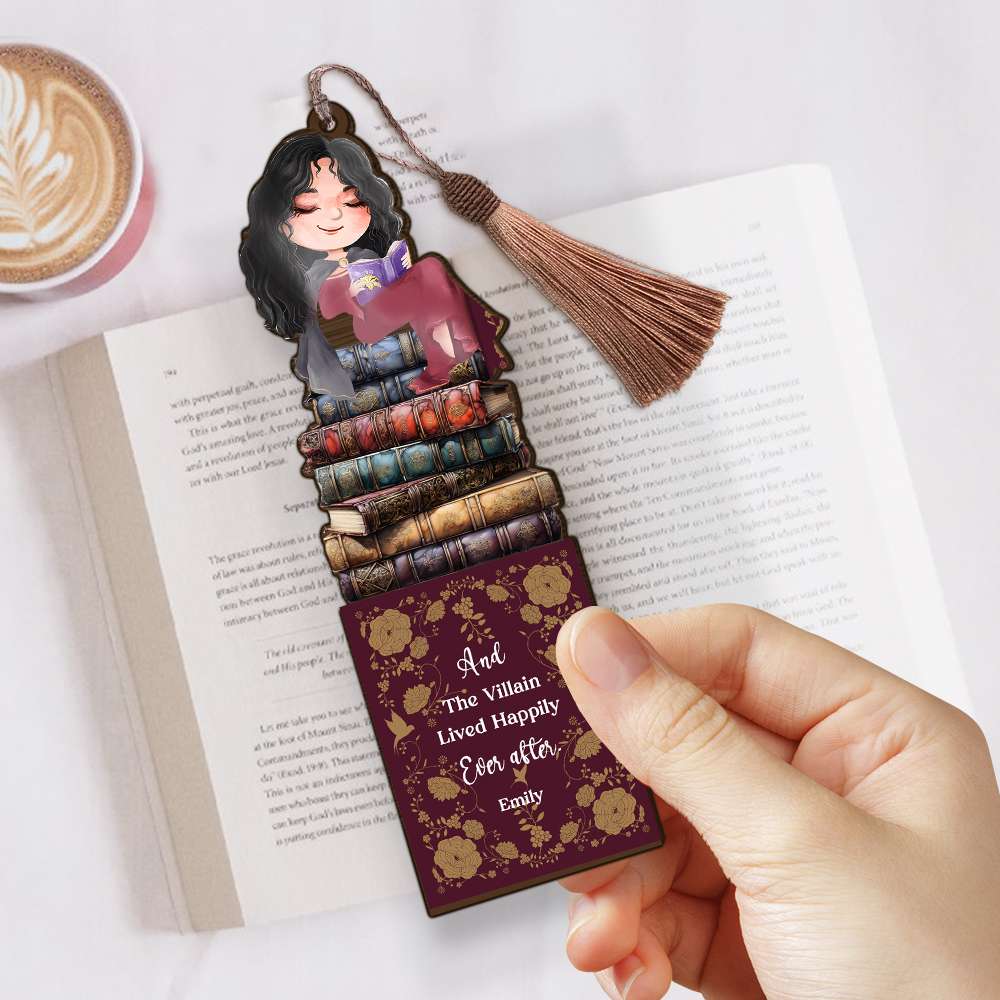 Personalized Gifts For Book Lover Bookmark Villain Fans 04KAMH091224