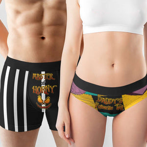 Personalized Gifts For Couple Matching Underwear, Horror Christmas Movie Couple 02NAQN150824 - Boxer Briefs - GoDuckee