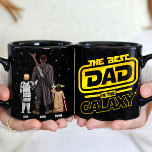 Personalized Gifts For Dad Coffee Mug The Best Dad In The Galaxy 06QHTN190124HHHG Father's Day Gifts - Coffee Mugs - GoDuckee