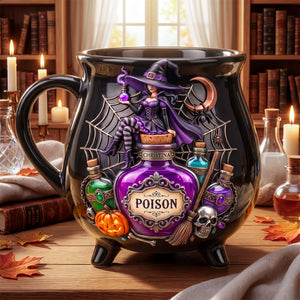 Witch Poison Cauldron Mug - Personalized Gifts For Halloween 05todh220826