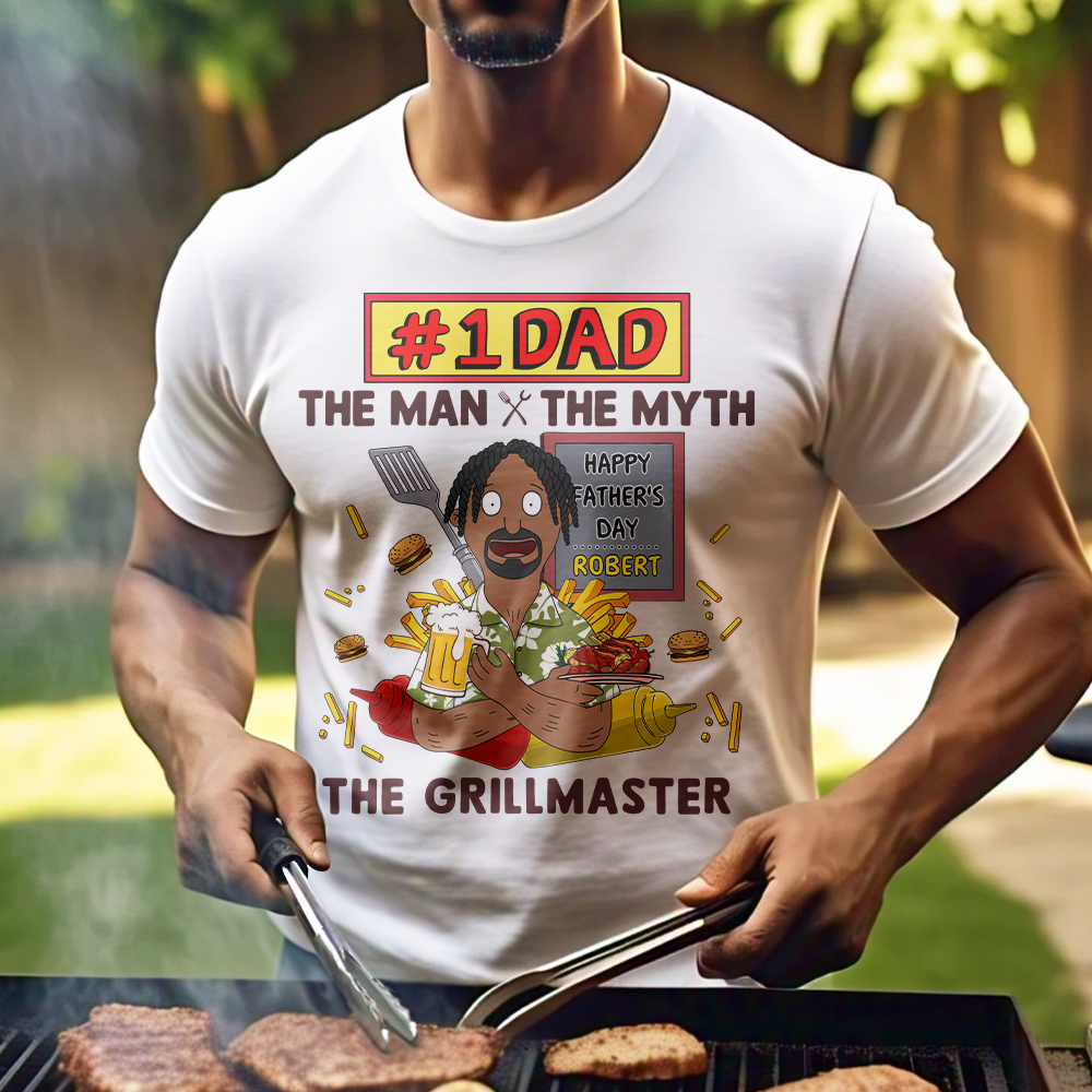 Personalized Gifts For Dad Shirt 01hupu170225hg The Grillmaster - Shirts - GoDuckee