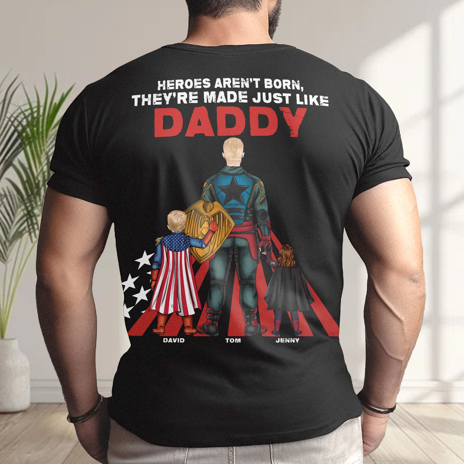 Personalized Gifts For Dad Shirt 04katn100425hg Supes Daddy - Shirts - GoDuckee