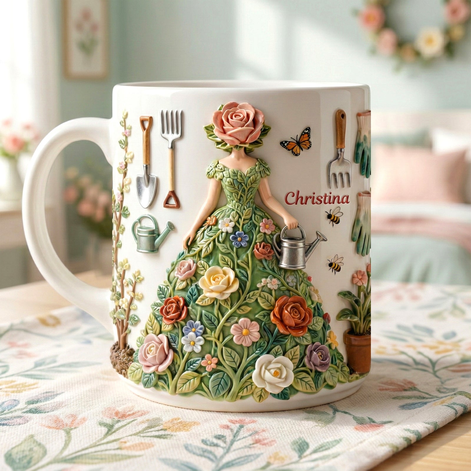 Garden Girl Coffee Mug - Personalized Gifts For Garden Lovers 01namg311225 - Coffee Mug - GoDuckee