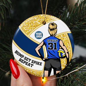 Personalized Gifts For Volleyball Players Ornament 01HUDT291024TM - Ornament - GoDuckee