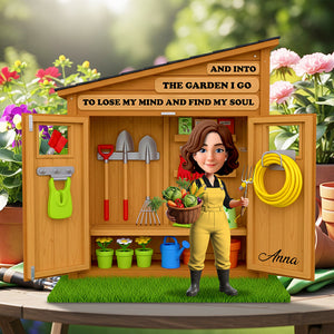 Garden Girl Acrylic Plaque Personalized Gifts For Farmers 03OHDT090625 - Shaped Plaques - GoDuckee