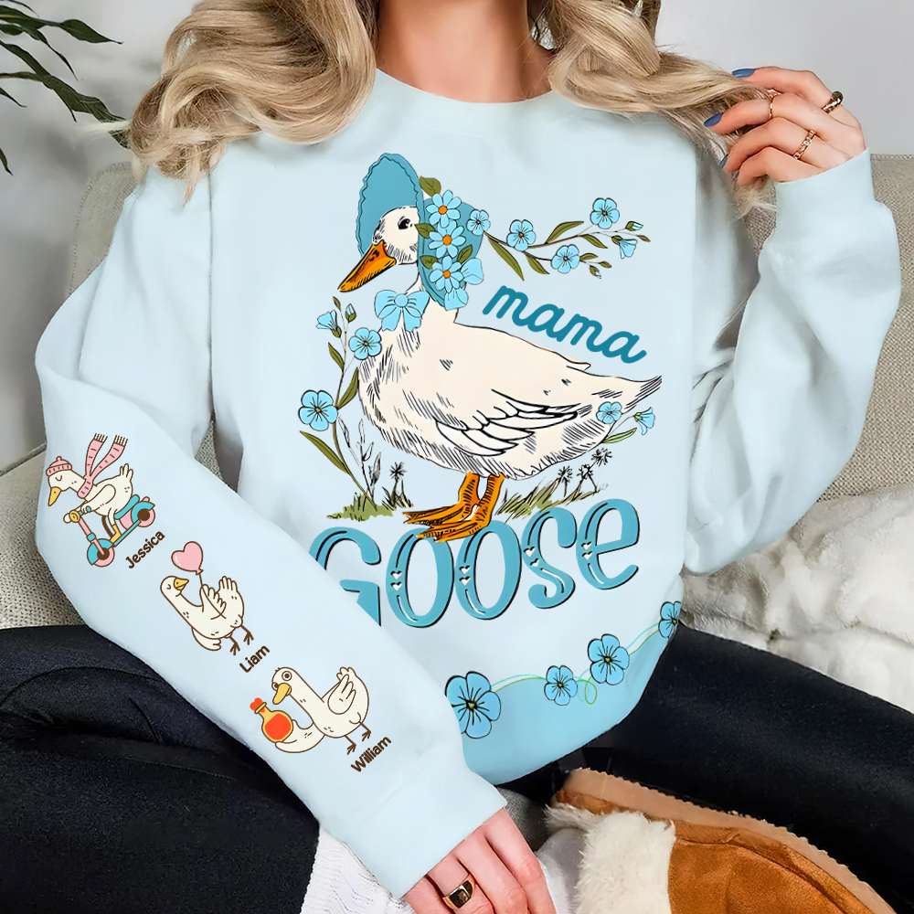 Personalized Gifts For Mom 3D Shirt Mama Goose 01xqpu130325 - AOP Products - GoDuckee