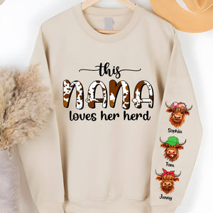 This Nana Loves Her Herd Personalized 3D Shirt 01NATN210823 - AOP Products - GoDuckee