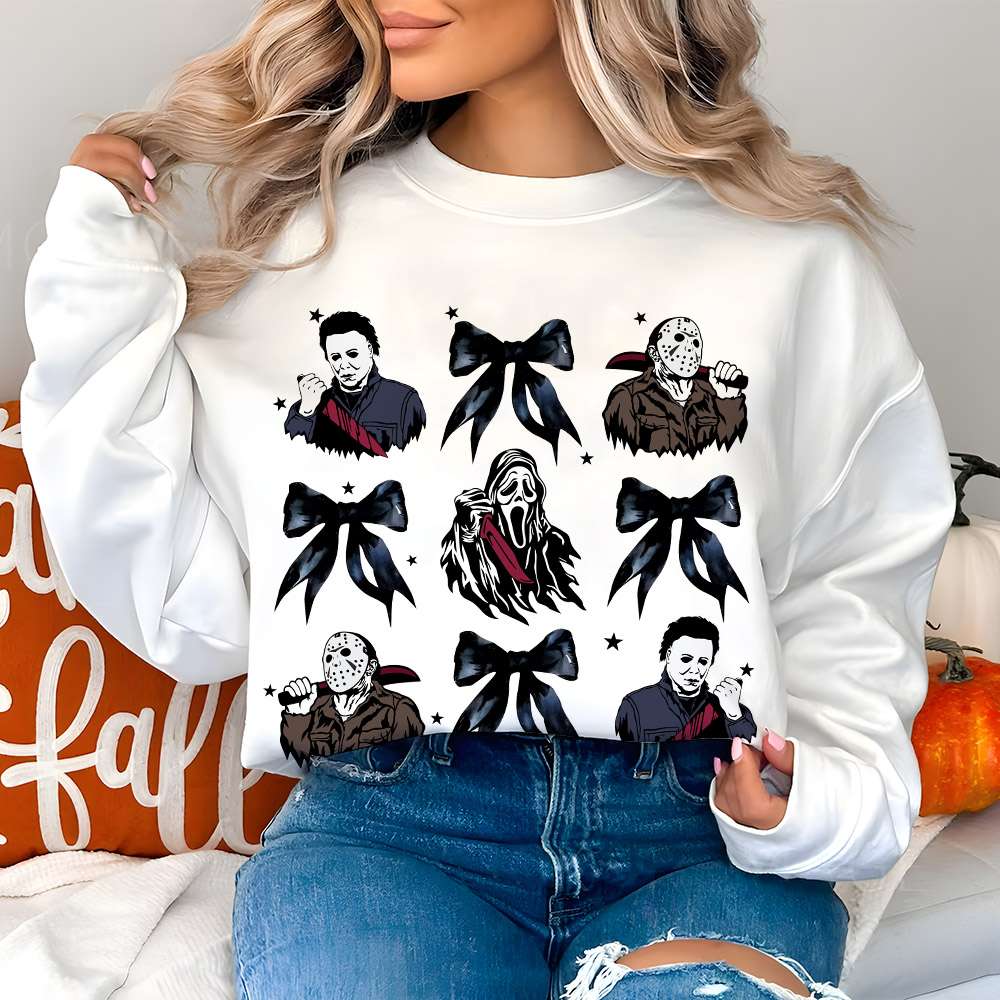 Horror Film Halloween Bow 83acxx260824 Shirt - Shirts - GoDuckee