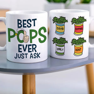 Best Pops Ever Just Ask-Personalized Coffee Mug -Gift For Grandpa- 05qhqn130423 - Coffee Mug - GoDuckee