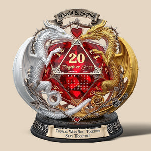 Fantasy Role-playing Game Fan Acrylic Plaque - Personalized Gifts For Couple 04TGQN100725-Homacus