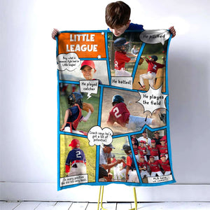 Baseball Pro Kids, Personalized Blanket, Gifts For Baseball Player 02QHPU301123 - Blanket - GoDuckee