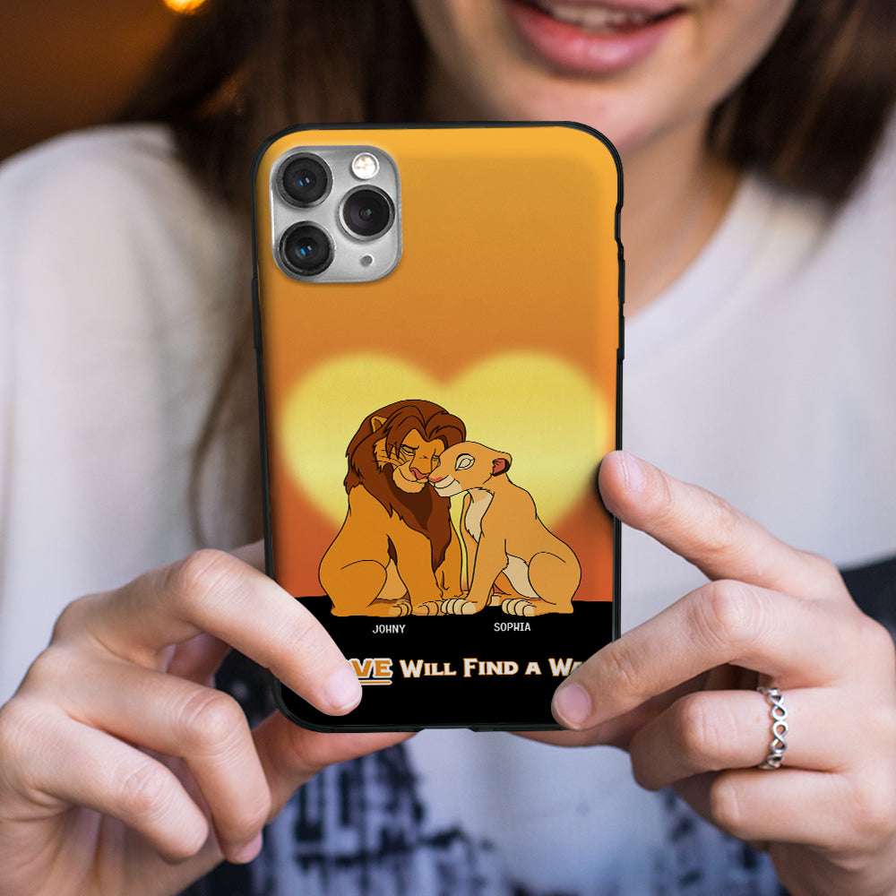 Personalized Gifts for Couple, Lion Couple Love Will Find A Way Phone Case 03TOLU170824HG - Phone Case - GoDuckee