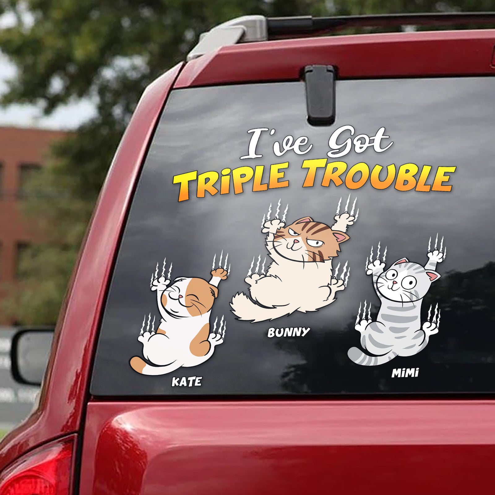 Personalized Gifts For Cat Lover Decal 03OHPU170624 - Home Decor - GoDuckee