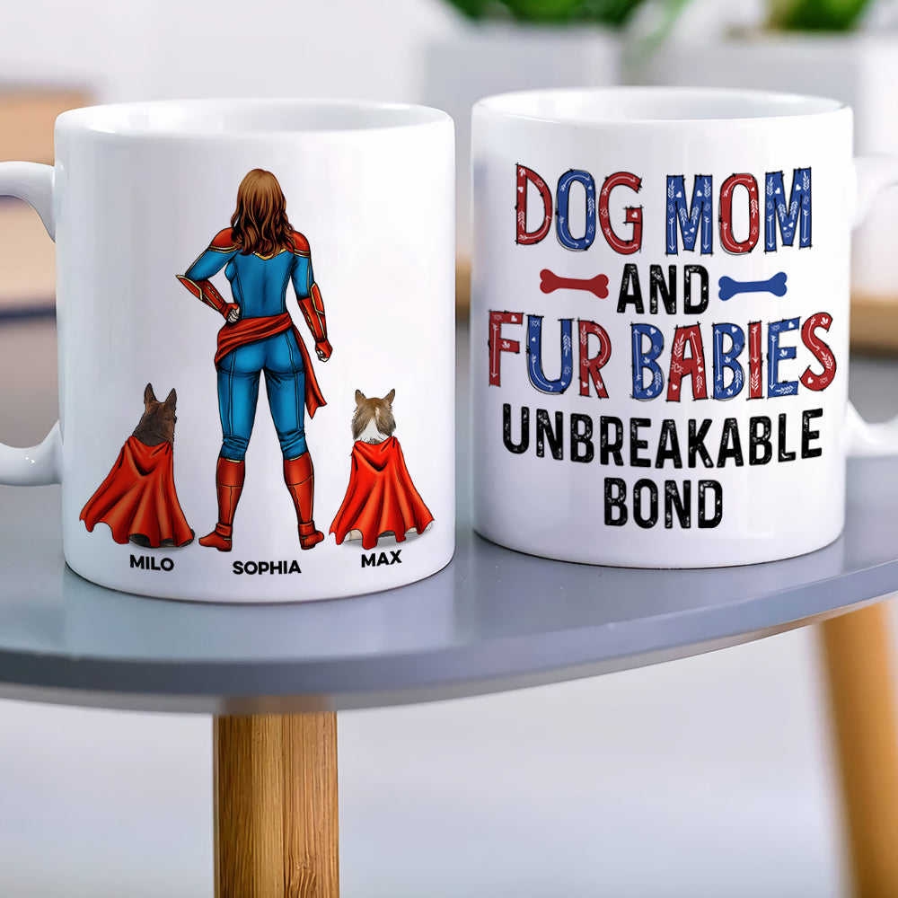 Dog Mom DR-WHM-03NAQN220423TM-02 Personalized Mug - Coffee Mug - GoDuckee