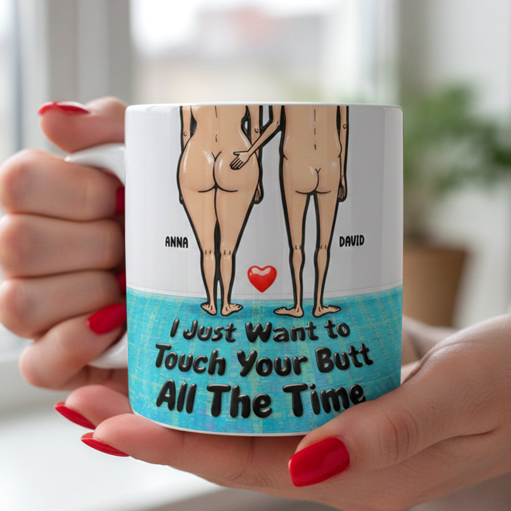 Personalized Funny Gifts For Couple Coffee Mug 01hutn021225 - Coffee Mug - GoDuckee