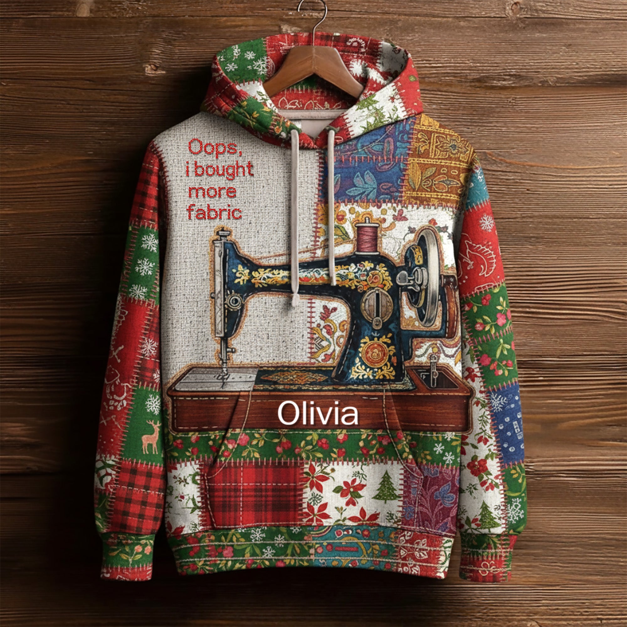 Personalized Christmas Gifts For Sewing Lovers 3D Hoodie 05tgmg081025 - AOP Products - GoDuckee
