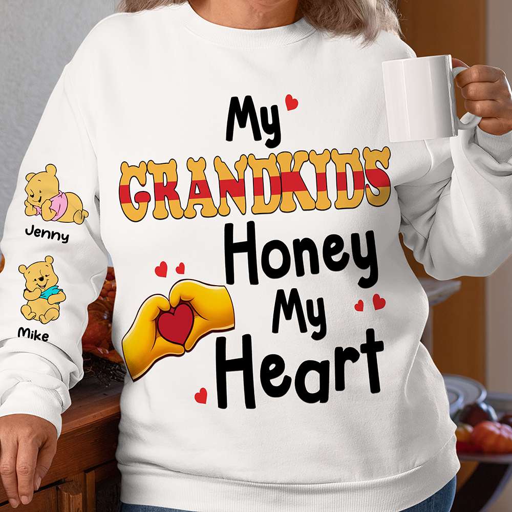 Personalized Gifts For Grandma Shirt Little Bear Kids 01OHMH120325 - AOP Products - GoDuckee