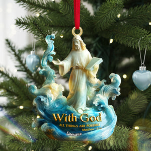 Personalized Gifts For Christmas, The God Acrylic Ornament 01tgmg180925 - Ornament - GoDuckee