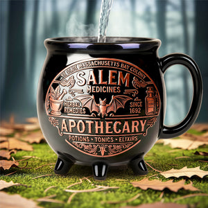 Witch Apothecary Cauldron Mug, Personalized Gifts For Witch Lovers 01qhtn210825 - Cauldron Mug - GoDuckee