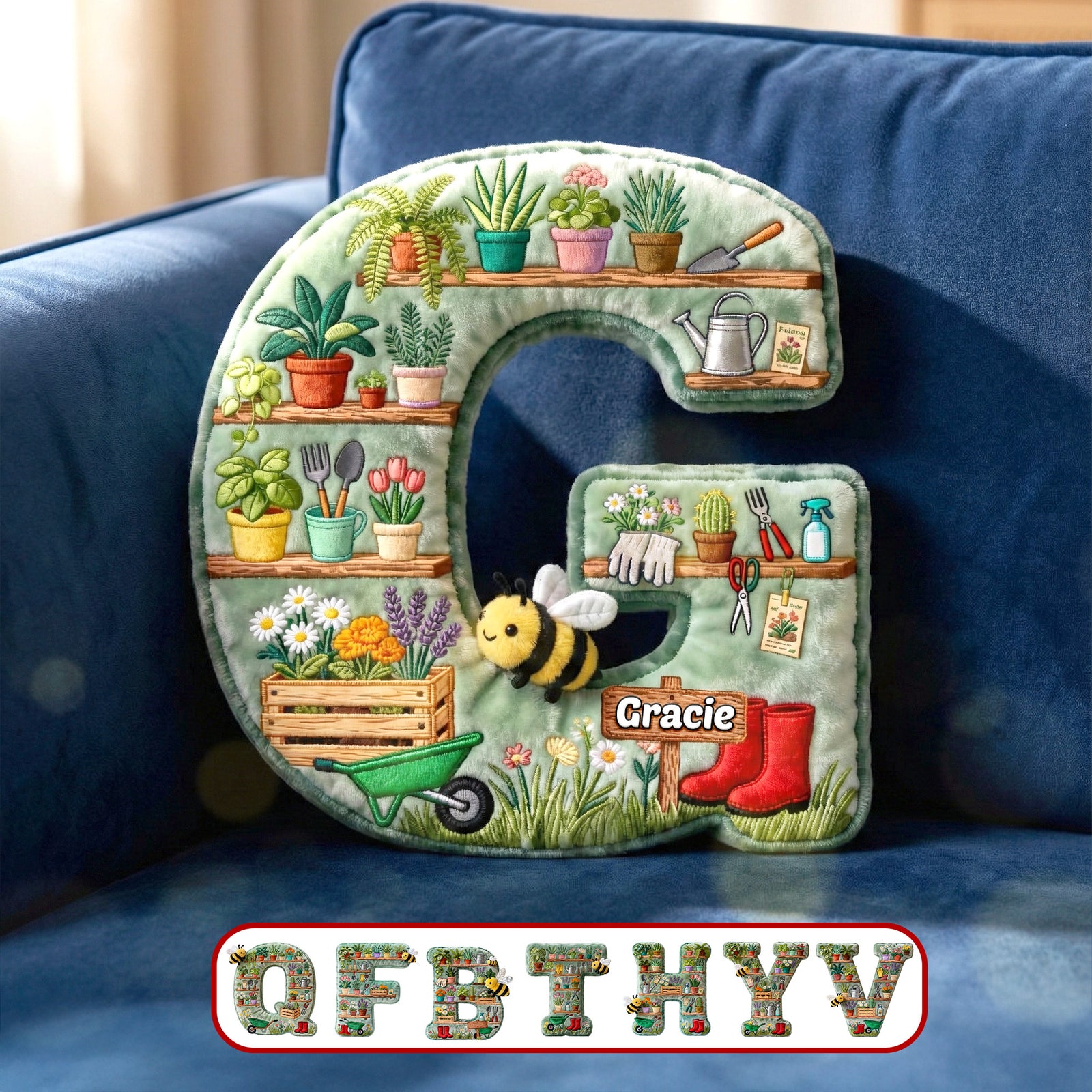 Dream Garden Shaped Pillow, Personalized Gifts For Gardening Lovers 03qhmg031225 - Pillow - GoDuckee