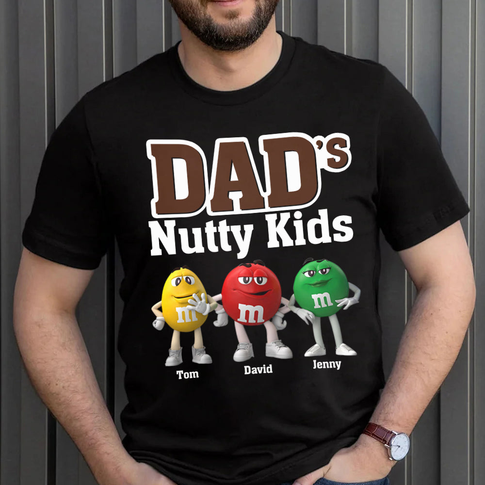 Dad's Nutty Kids Personalized Shirt 05DNTN010623 - Shirts - GoDuckee