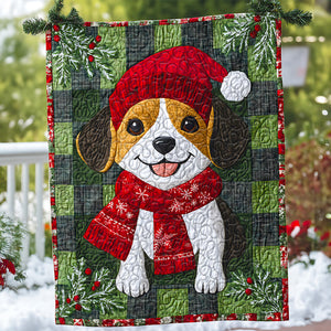 Beagle Dog Christmas Quilt Bed Set Gifts For Dog Lovers 03HUDT051124 - Blanket - GoDuckee