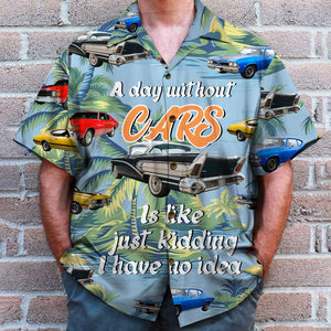 Custom Photo Gifts For Classic Car Lover Hawaiian Shirt 03DGMH050724 - Hawaiian Shirts - GoDuckee