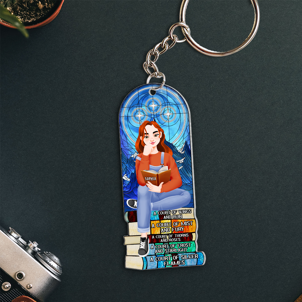 Personalized Gifts For Book Lover Keychain 03HUPU271224PA - Keychains - GoDuckee