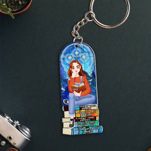 Personalized Gifts For Book Lover Keychain 03HUPU271224PA - Keychains - GoDuckee