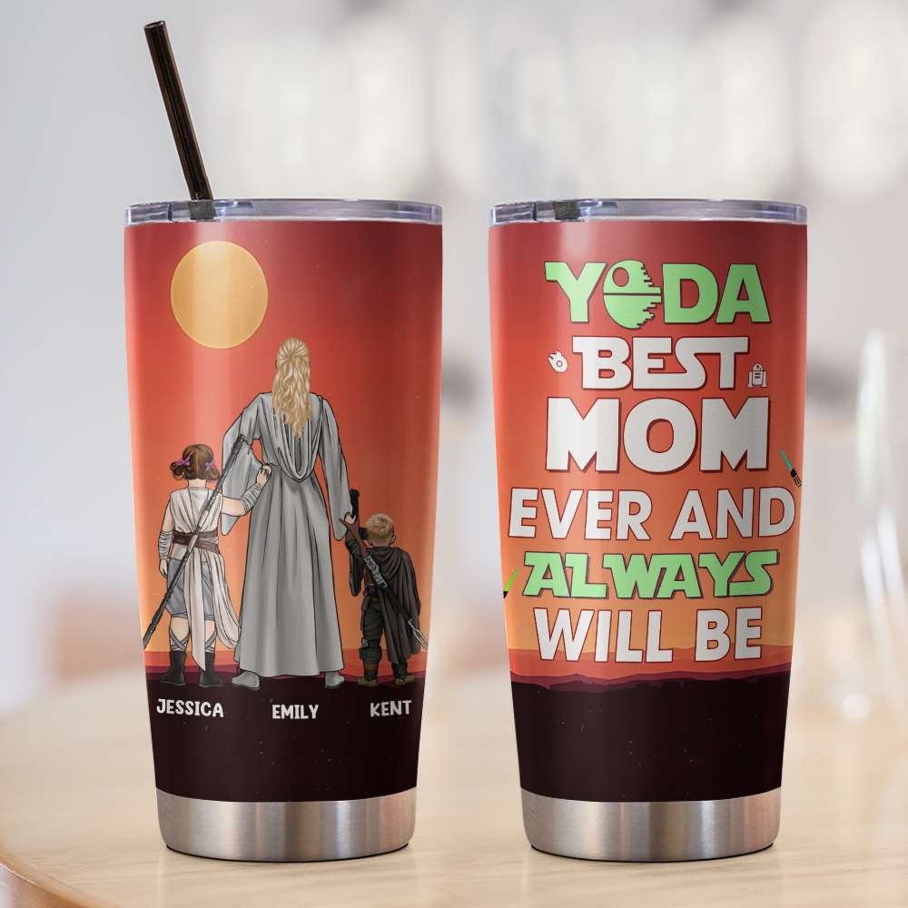 Personalized Gifts For Mom Tumbler Best Mom Ever 01napu220124hhhg - Tumbler Cups - GoDuckee