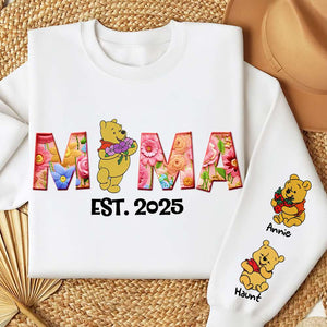 Mama Bear Shirt - Personalized Gift For Mom 02KALU260325 - AOP Products - GoDuckee