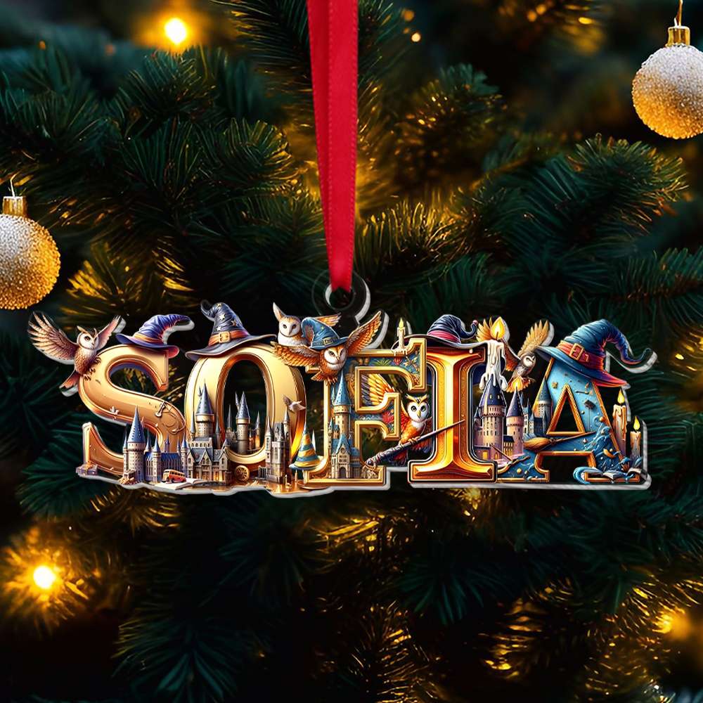 Custom Name Gifts For Movie Lovers, Christmas Acrylic Ornament 05XQMH111024 - Ornament - GoDuckee