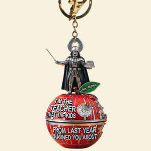 Funny Strict Teacher In The Galaxy Keychain - Personalized Gifts For Teacher 03qhqn010725 - Keychains - GoDuckee