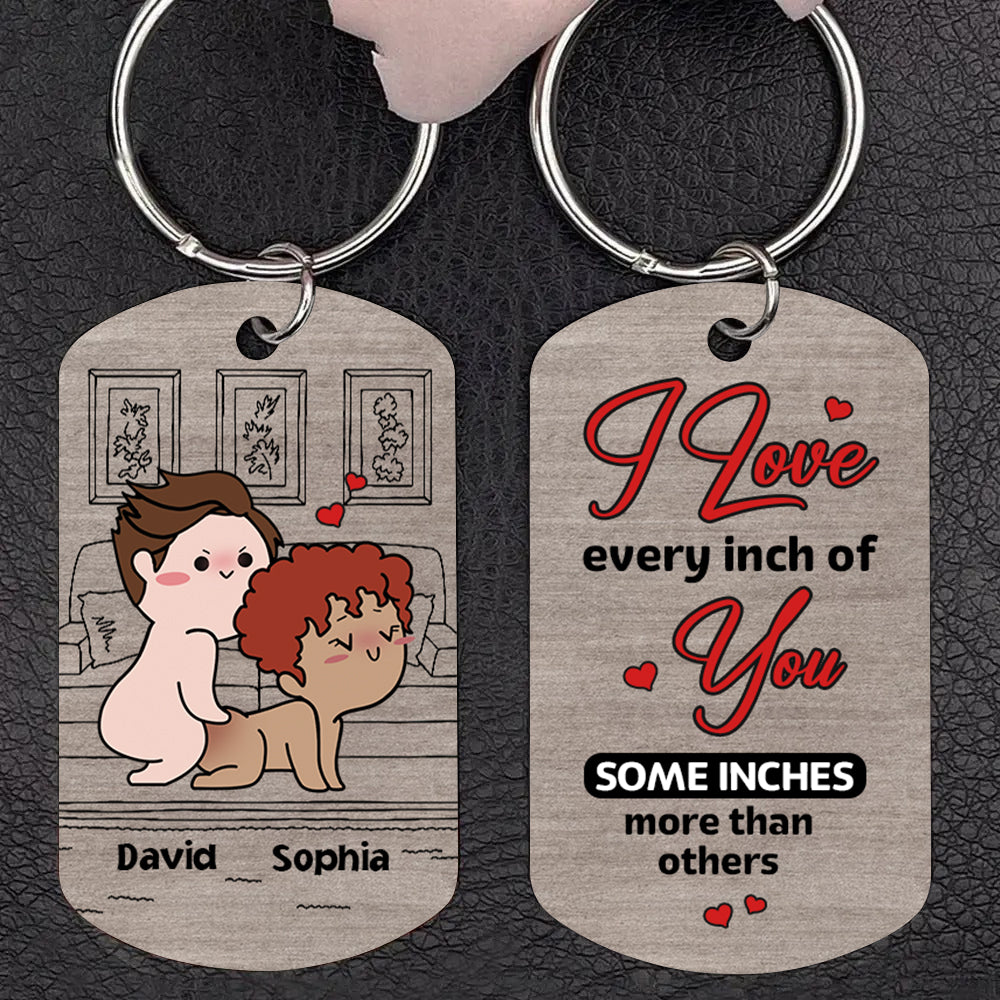 Personalized Gifts For Couple Keychain Naughty Couple 01XQDT191224HH - Keychains - GoDuckee