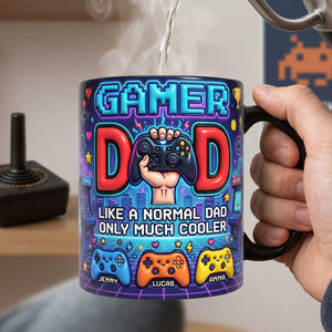 Gamer Dad Retro Magic Mug - Personalized Gifts For Dads 03natn120526 - Coffee Mug - GoDuckee